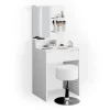 Schminktisch Ruben Weiß 60 cm mit Hocker Vicco
