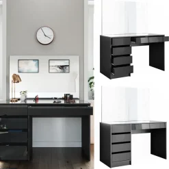 Schminktisch Sherry Anthrazit 120 cm Vicco