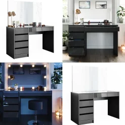 Schminktisch Sherry Anthrazit 120 cm Vicco