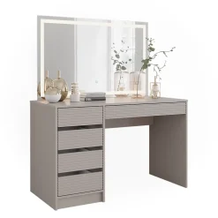 Schminktisch Sherry Cashmere 120 cm mit LED-Spiegel Vicco