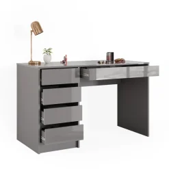 Schminktisch Sherry Grau 120 cm ohne Spiegel Vicco