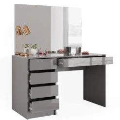 Schminktisch Sherry Grau 120 cm Vicco