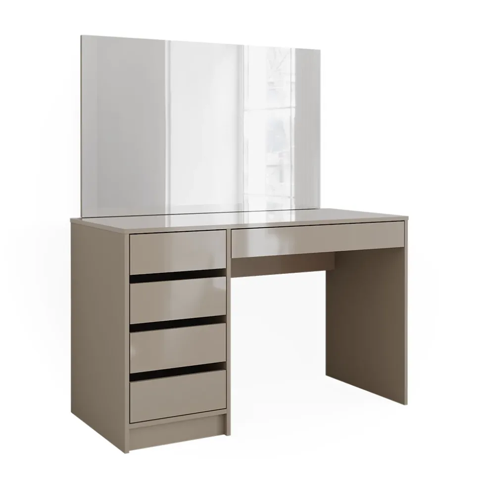 Schminktisch Sherry Greige 120 cm mit Spiegel Vicco