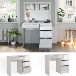 Schminktisch Sherry Weiß 90 cm ohne Spiegel Vicco