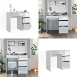 Schminktisch Sherry Weiß 90 cm ohne Spiegel Vicco