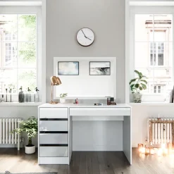 Schminktisch Sherry Weiß 120 cm Vicco