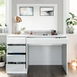 Schminktisch Sherry Weiß 120 cm Vicco