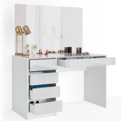 Schminktisch Sherry Weiß 120 cm Vicco