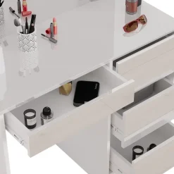 Schminktisch Sherry Weiß 90 cm Vicco