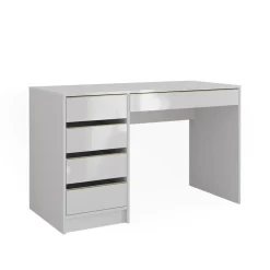 Schminktisch Sherry Weiß/Gold 120 cm ohne Spiegel Vicco