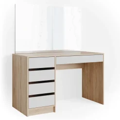 Schminktisch Sherry Weiß/Sonoma 120 cm Vicco