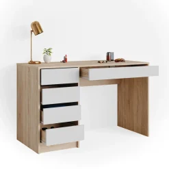 Schminktisch Sherry Weiß/Sonoma 120 cm Vicco