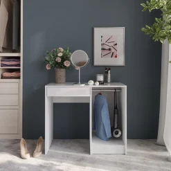 Schminktisch Sherry Weiß/Weiß Hochglanz 89.8 cm Vicco