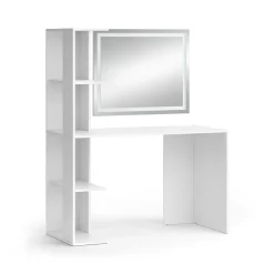 Schminktisch Tower Weiß 122.2 cm mit LED Spiegel Vicco