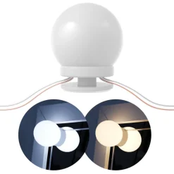 Schminktischbeleuchtung Weiß 400 cm Vicco