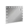 Schminktischspiegel Greta Weiß 80 x 61 cm mit LED-Beleuchtung Vicco