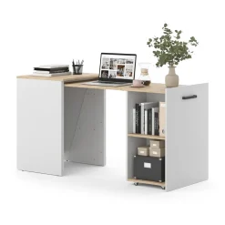 Schreibtisch Adam Greige/Artisan 60 x 50.4 cm ausziehbar Vicco