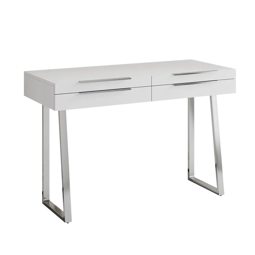 Schreibtisch Alexia Weiß 120 x 50 cm mit Schubladen Vicco