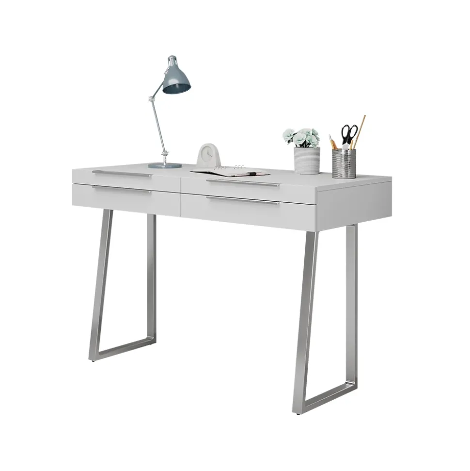 Schreibtisch Alexia Weiß 120 x 50 cm mit Schubladen Vicco