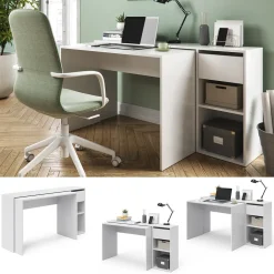 Schreibtisch Ben Weiß 145 x 46.4 cm Vicco