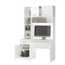 Schreibtisch Crossline Weiß 120.1 x 59.5 cm Vicco