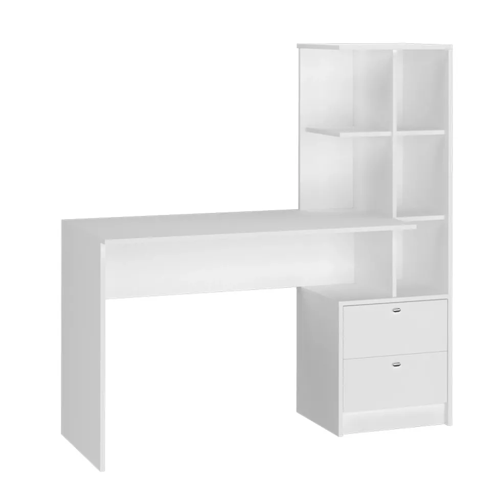 Schreibtisch Denton Weiß 136 x 55 cm Vicco