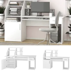 Schreibtisch Edwin Weiß 166 x 50.5 cm Vicco