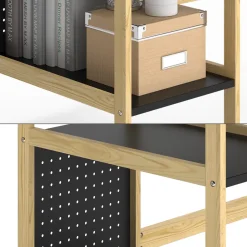 Schreibtisch Elvia Schwarz 120 x 60 cm Vicco