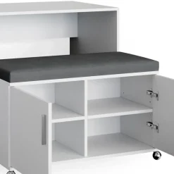 Schreibtisch Flona Weiß 93.2 cm Vicco