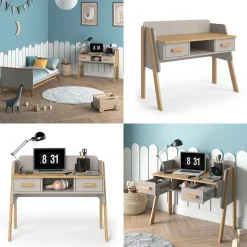 Schreibtisch Malia Cashmere/Eiche 97 x 51 cm Vitalispa