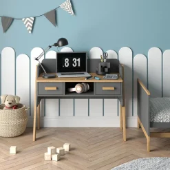 Schreibtisch Malia Grau 97 x 51 cm Vitalispa