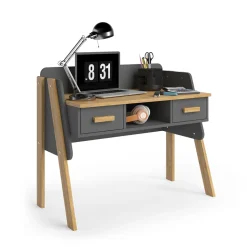 Schreibtisch Malia Grau 97 x 51 cm Vitalispa