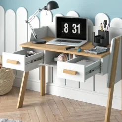 Schreibtisch Malia Weiß 97 x 51 cm Vitalispa