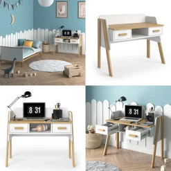 Schreibtisch Malia Weiß 97 x 51 cm Vitalispa