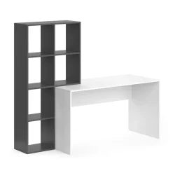 Schreibtisch Mara Weiß/Anthrazit 166.8 x 59 cm Vicco