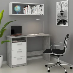 Schreibtisch Meiko Beton 120 x 50 cm Vicco