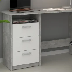 Schreibtisch Meiko Beton 120 x 50 cm Vicco