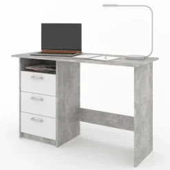 Schreibtisch Meiko Beton 120 x 50 cm Vicco