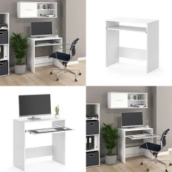 Schreibtisch Nils Weiß 79 x 43 cm Vicco