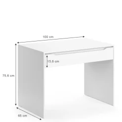 Schreibtisch Ruben Weiß 100 x 65 cm Vicco