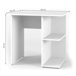 Schreibtisch Simple Weiß 82 x 60 cm Vicco