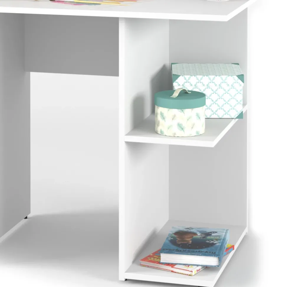 Schreibtisch Simple Weiß 82 x 60 cm Vicco