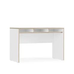 Schreibtisch Tetrix Weiß 112 x 55 cm mit 3 Fächern Vicco