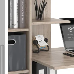 Schreibtisch Tomy Sonoma/Weiß 150 x 59.3 cm Vicco