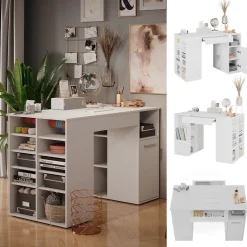 Schreibtisch Victoria Weiß 135 x 68 cm Vicco