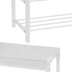 Schuhbank Borneo Weiß 80 x 52 cm Vicco