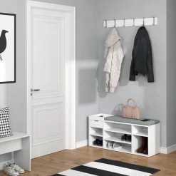 Schuhbank Eleon Weiß 101.1 x 45 cm Vicco