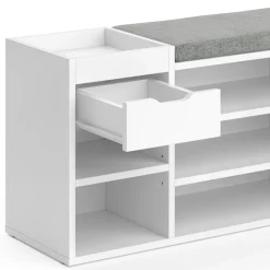 Schuhbank Eleon Weiß 101.1 x 45 cm Vicco