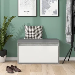 Schuhbank Iker Beton 80 x 45 cm Vicco