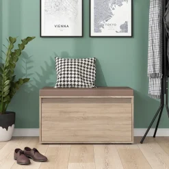 Schuhbank Iker Sonoma 80 x 45 cm Vicco